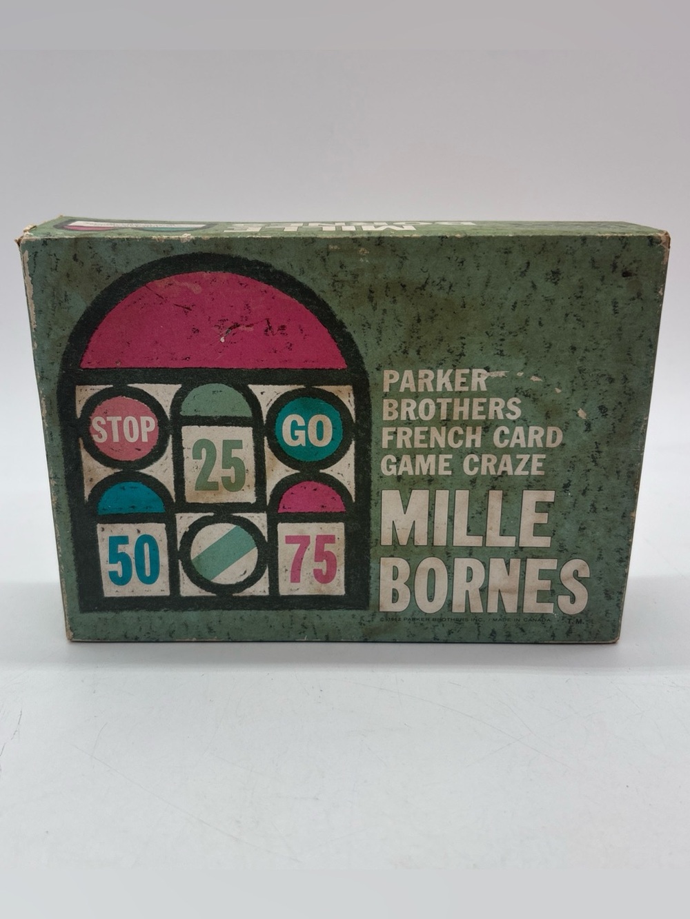 Mille Bornes Parker Brothers French Card Game 1964 - 100% Complete